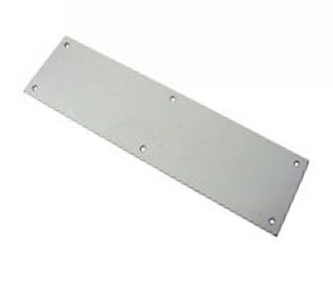 Push Plate with Protective Film and Screws .050” X 3 1/2” X 15” AX-DHA-1104