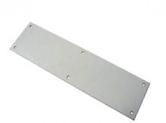 Push Plate with Protective Film and Screws .050” X 4” X 16” AX-DHA-1106