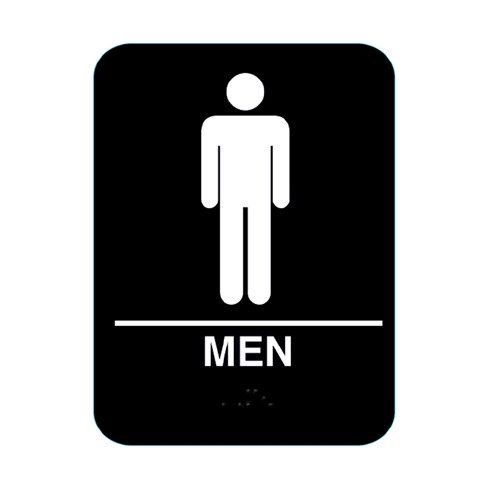 Men with Braille Pictogram AX-DHA-1226