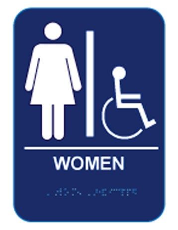 Women Handicap with Braille Pictogram AX-DHA-1234