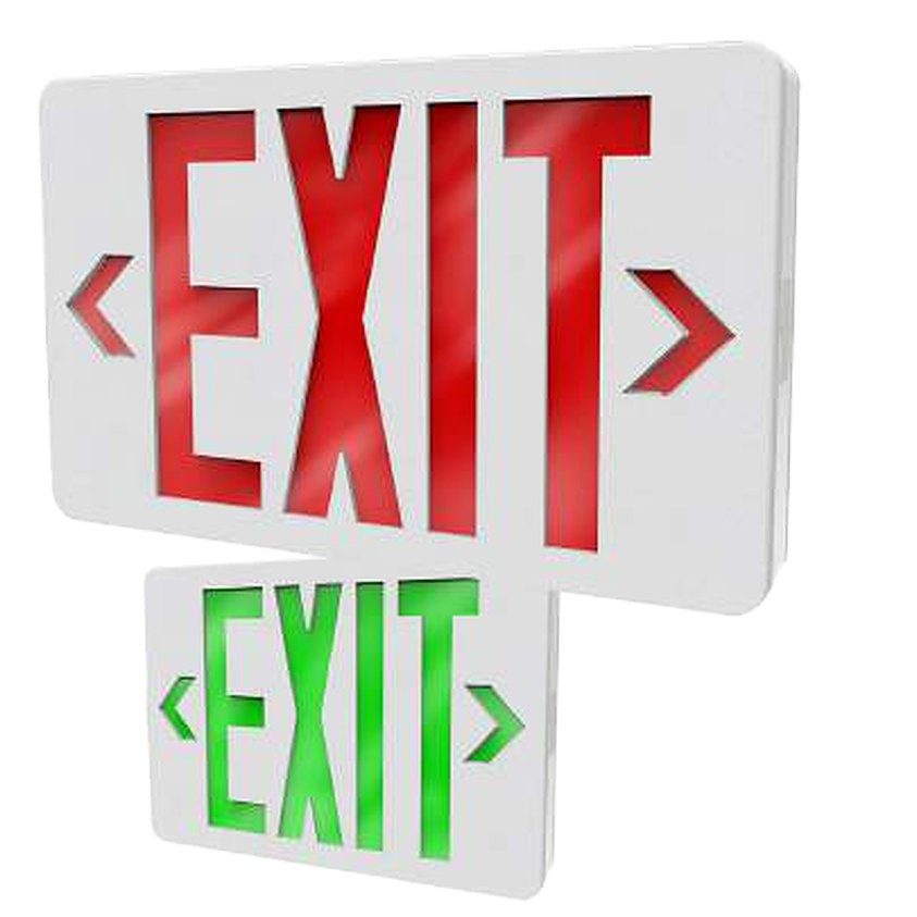 Thermoplastic LED Exit Sign AXE1001