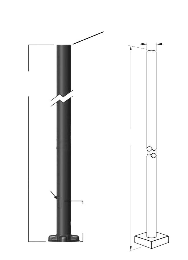 Festoon Poles AXPOLES400