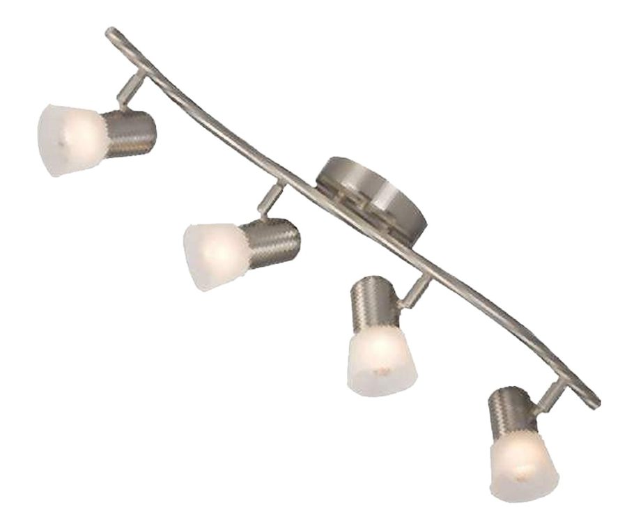 Fixed Track Light, E26 Heads, Frosted Lens AXT4142