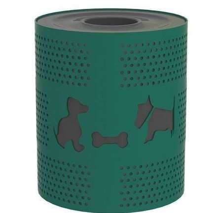 Dog Themed Trash Receptacle AX-472005