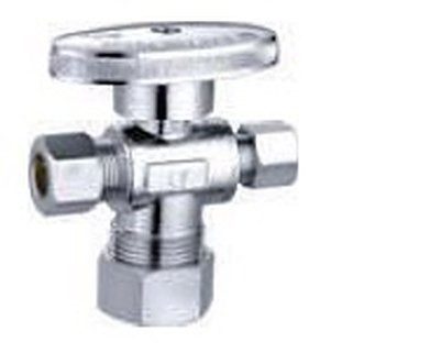 Angle Valve AX-AVQT-846-5/8COMX3/8COMX3/8COM