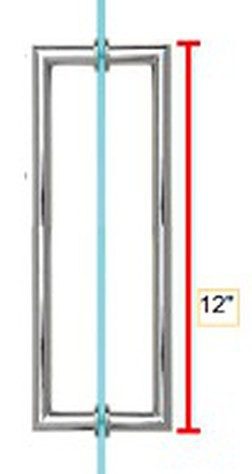 Mitered Corner Back-to-Back Pull Handle AX-GEH2-PD12