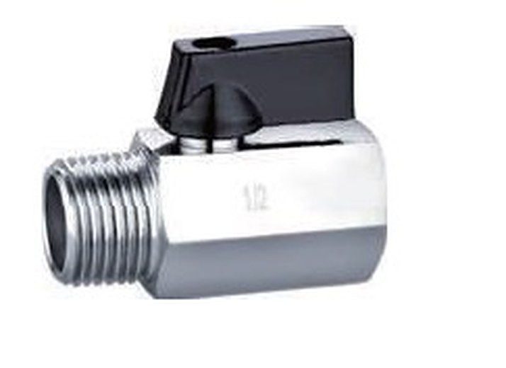 Chrome Plated Brass Ball Valve AX-MBV-FXM242-1/8