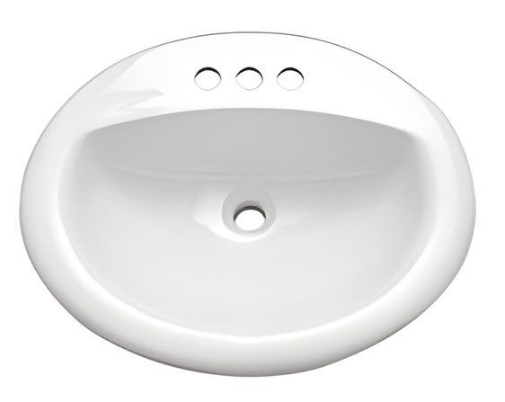 Oval Drop-in Lavatory Sink AX-PBS-T1034