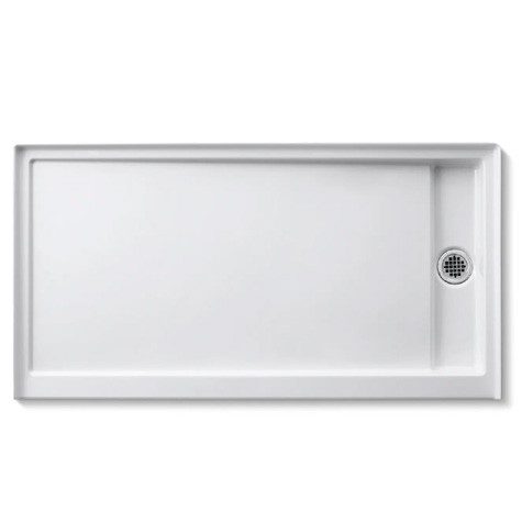Shower Pan, Right Trench Drain AX-PSB-4006-42X36R-TD
